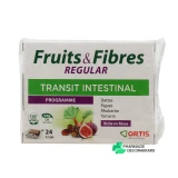 Ortis Fruits & Fibres Regular Transit Intestinal Cubes à Mâcher - Vue 360°