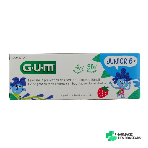 Gum Dentifrice Junior 6+ Goût Fraise