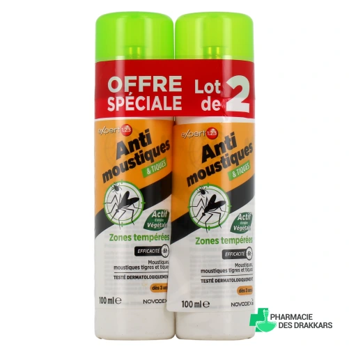 Expert 123 Anti-Moustiques et Tiques Spray