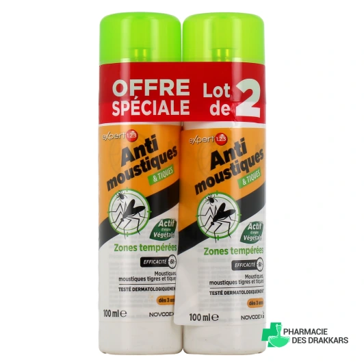 Expert 123 Anti-Moustiques et Tiques Spray