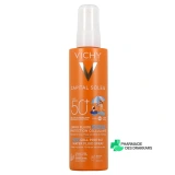 Vichy Capital Soleil Spray Fluide Enfants SPF 50+ - Vue 360°