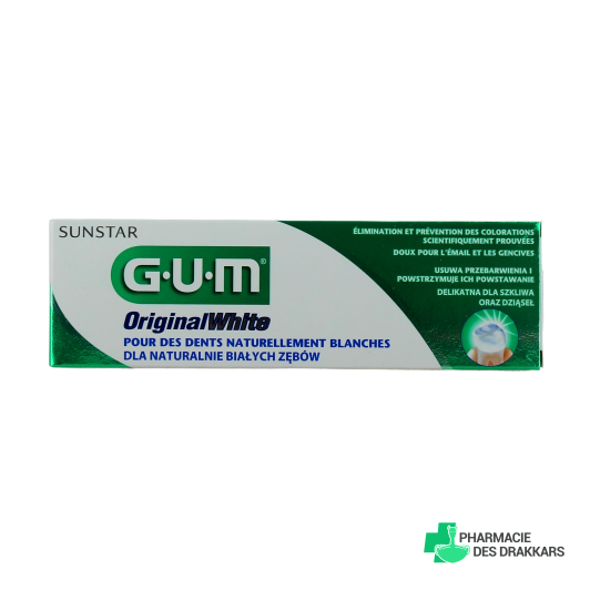 Gum Original White Dentifrice Blancheur