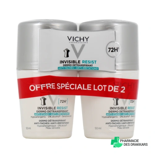 Vichy Déodorant Invisible Resist 72h Dermo Détranspirant