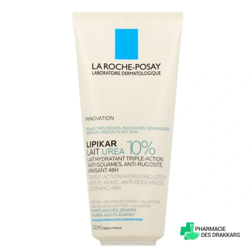 La Roche Posay Urea 10% Lait Hydratant Triple Action Anti-Squames