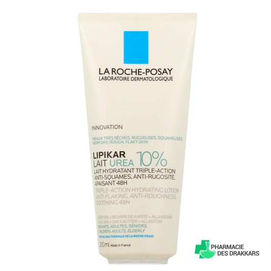 La Roche Posay Urea 10% Lait Hydratant Triple Action Anti-Squames