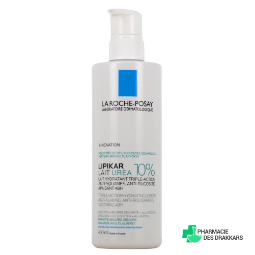 La Roche Posay Urea 10% Lait Hydratant Triple Action Anti-Squames
