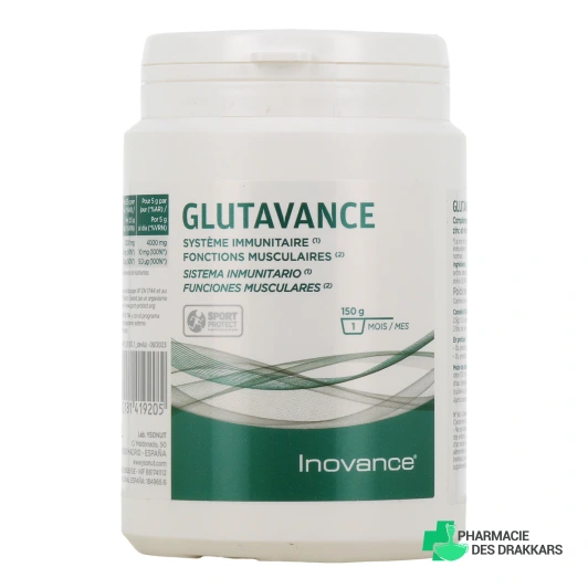Inovance Glutavance Système Immunitaire Fonctions Musculaires