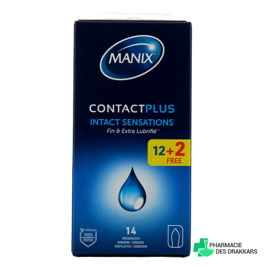 Manix Contact Plus Préservatifs