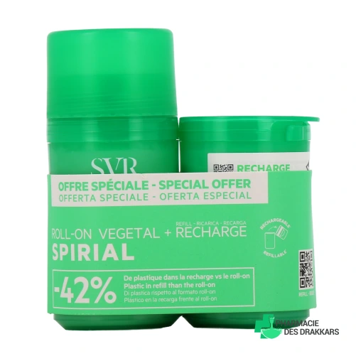 SVR Spirial Végétal Déodorant 24h Roll-On