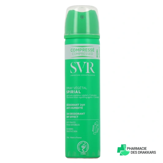 SVR Spirial Spray Végétal Déodorant Anti-Humidité 48h