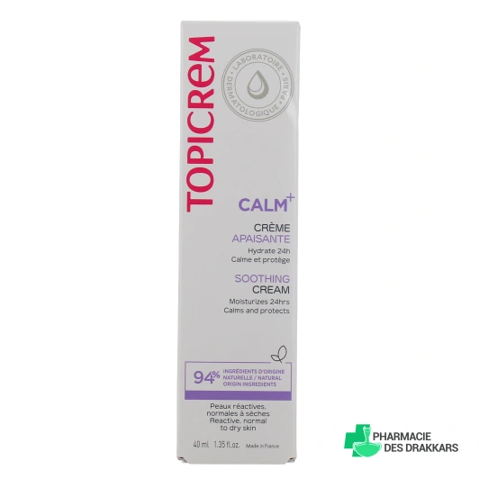 Topicrem Calm+ Crème Apaisante Légère
