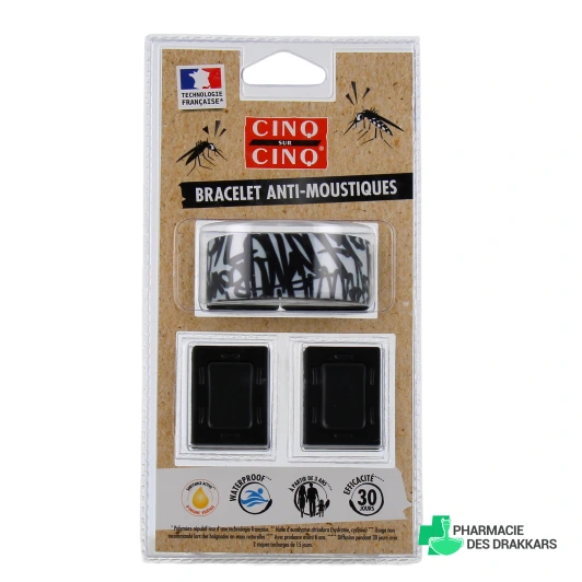 Cinq sur Cinq Bracelet Anti-Moustiques