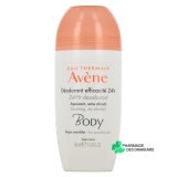 Avène Body Déodorant Roll-On 24h - Vue 360°