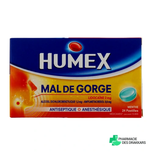 Humex Mal de Gorge Pastilles
