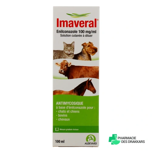 Imaveral Solution Cutanée Antimycosique pour Animaux