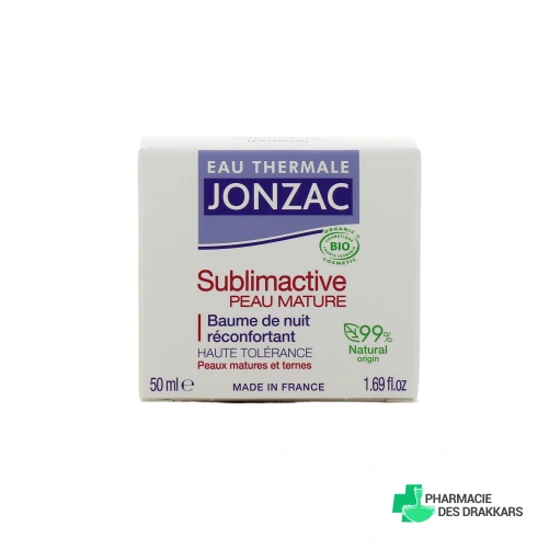 Jonzac Sublimactive Peau Mature Baume de Nuit Réconfortant