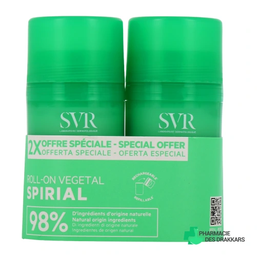 SVR Spirial Végétal Déodorant 24h Roll-On