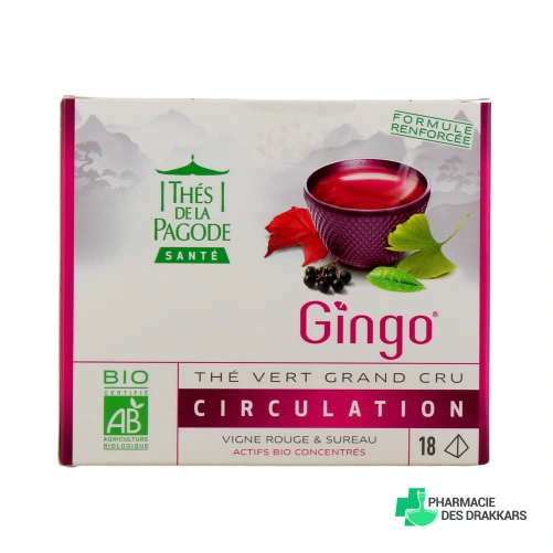 Thés de la Pagode Thé Vert Grand Cru Gingo Circulation