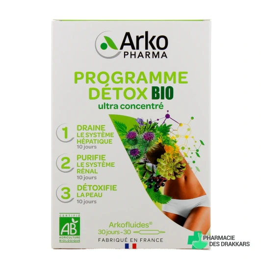 Programme Détox 30 jours Triple Action 30 ampoules