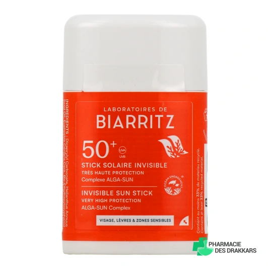 Laboratoires de Biarritz Stick Solaire Invisible SPF 50+