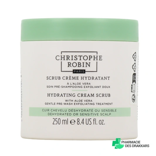 Christophe Robin Scrub Crème Hydratant à l'Aloe Vera