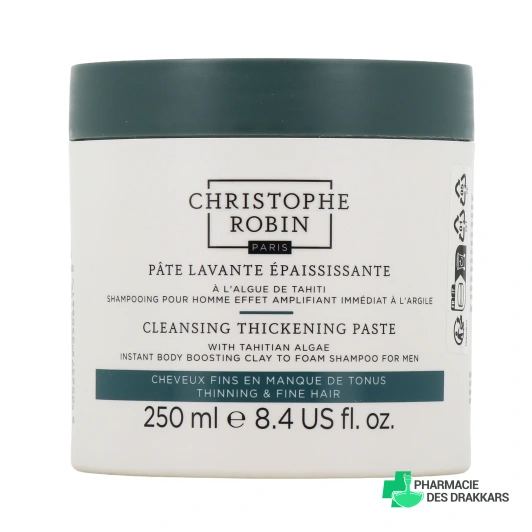 Christophe Robin Pâte Lavante Épaississante pour Homme