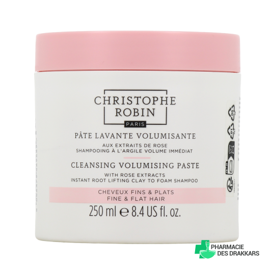 Christophe Robin Pâte Lavante Volumisante aux Extraits de Rose