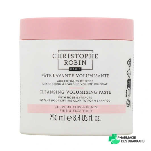 Christophe Robin Pâte Lavante Volumisante aux Extraits de Rose