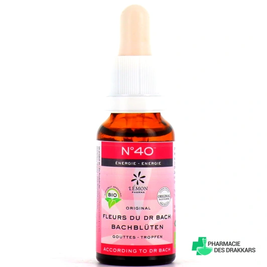 Lemon Pharma Fleurs de Bach N°40 Énergie