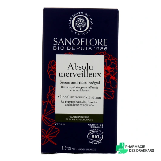 Sanoflore Absolu merveilleux Sérum anti-rides intégral
