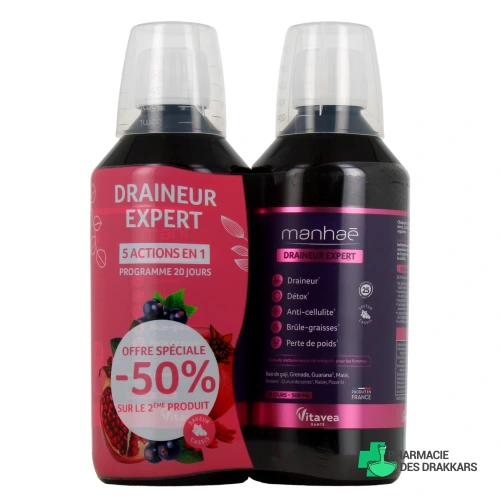 Manhaé Draineur Expert 5 Actions en 1