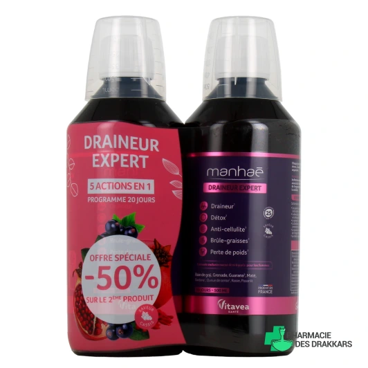 Manhaé Draineur Expert 5 Actions en 1