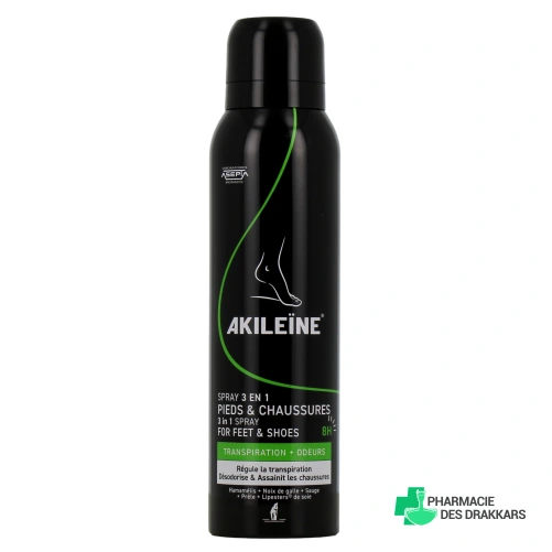 Akileïne Spray 3 en 1 Pieds et Chaussures