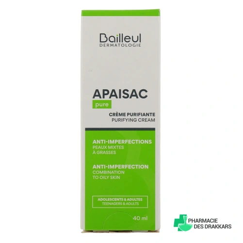 Apaisac Biorga Crème Purifiante Anti-Imperfections