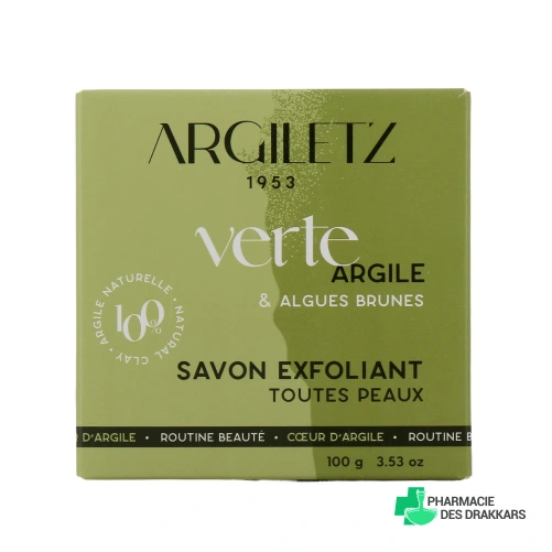 Argiletz Savon Exfoliant Corps à l'Argile Verte