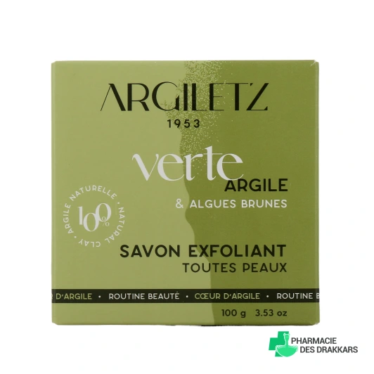 Argiletz Savon Exfoliant Corps à l'Argile Verte