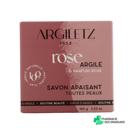 Argiletz Savon Doux Argile Rose et Parfum de Rose
