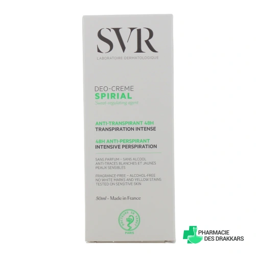 SVR Spirial Déo-Crème Anti-Transpirant 48 h