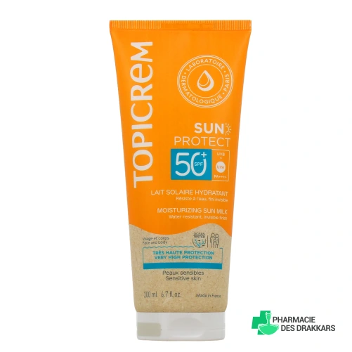 Topicrem Sun Protect Lait Solaire Hydratant SPF 50+