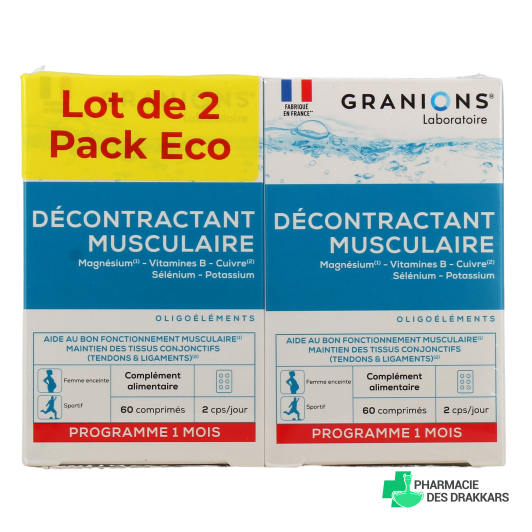 Granions décontractant musculaire