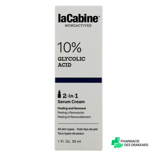 LaCabine Sérum Crème 10% Acide Glycolique