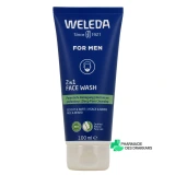 Weleda Gel Nettoyant Visage 2 en 1 Homme Bio - Vue 360°
