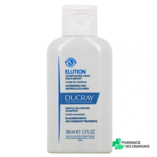 Ducray Elution Shampooing Doux Equilibrant - Vue 360°