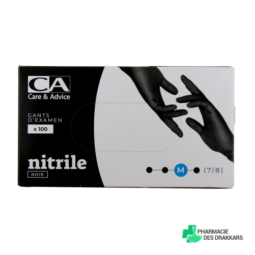 Care & Advice Gants d'Examen en Nitrile