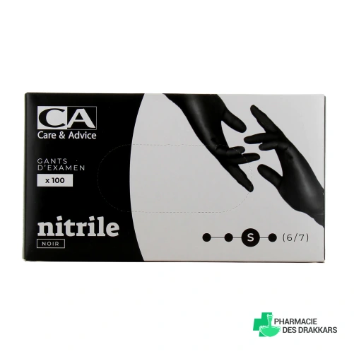 Care & Advice Gants d'Examen en Nitrile