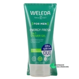 Weleda Gel Douche Homme Energy Fresh 3 en 1 - Vue 360°