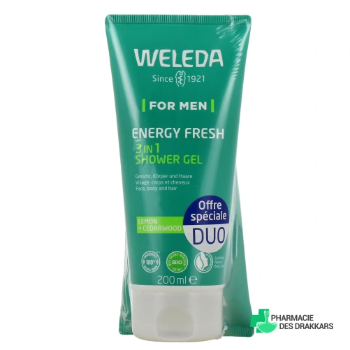 Weleda Gel Douche Homme Energy Fresh 3 en 1