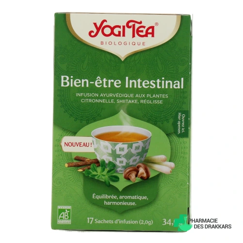 Yogi Tea Bien-Être Intestinal - Vue 360°
