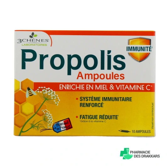 3 Chênes Propolis en Ampoules