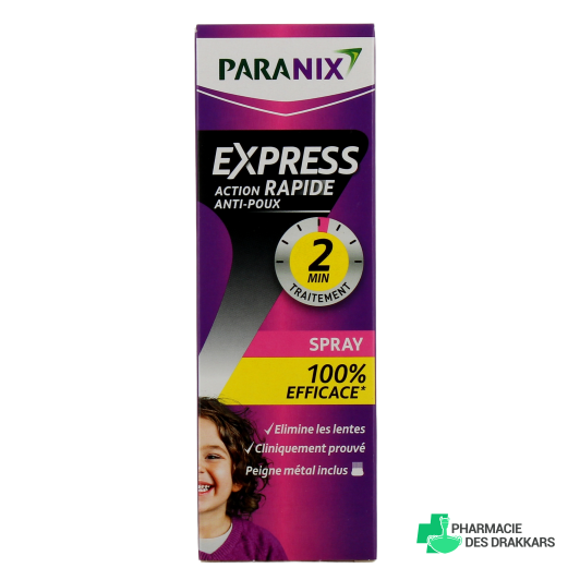 Paranix Express Action Rapide Anti-Poux 2 Minutes